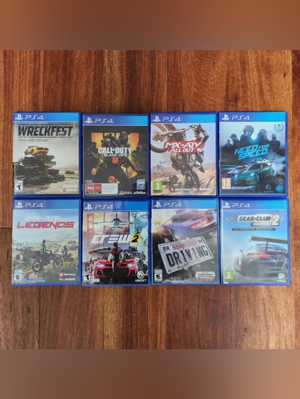 PlayStation 4 Game Bundle of 8 games